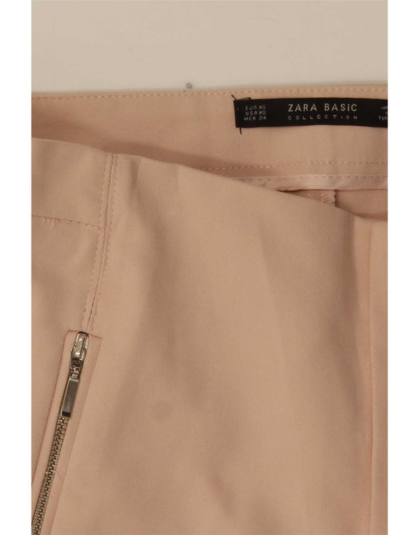 Zara Dame Skinny Chino Bukser XS W24 L27 Beige