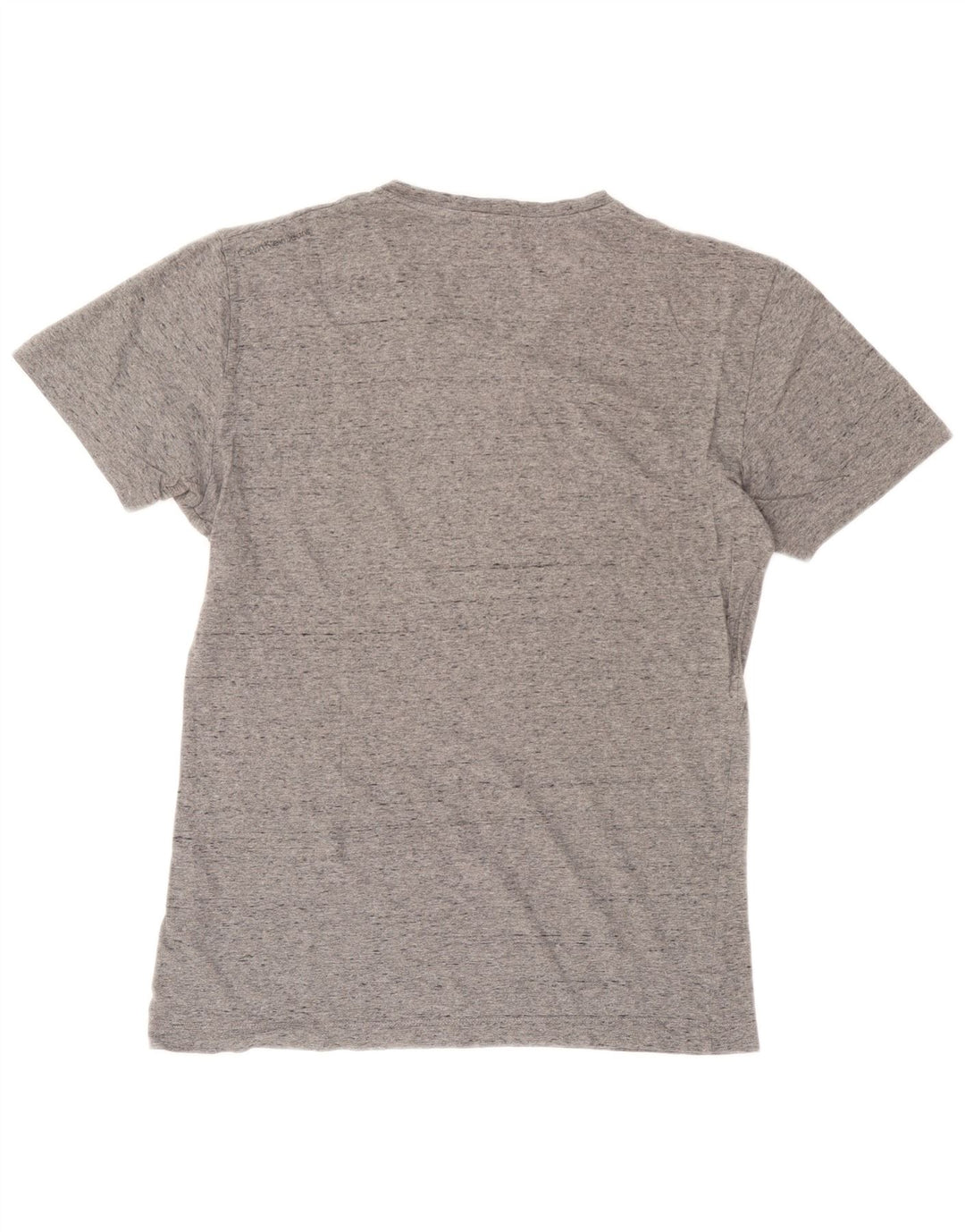 Calvin Klein Jeans Herre grafisk T-shirt Top Medium Grey Flecked Bomuld