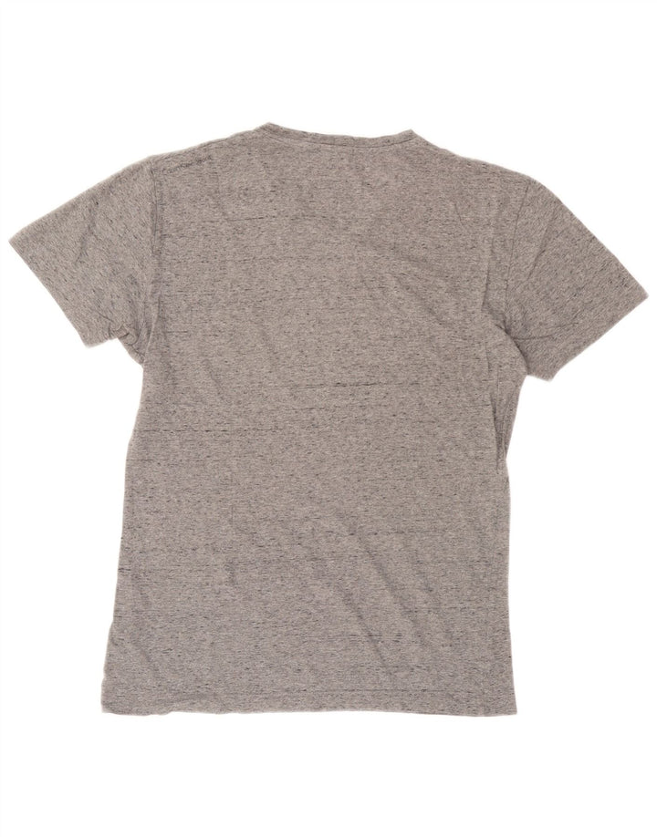Calvin Klein Jeans Herre grafisk T-shirt Top Medium Grey Flecked Bomuld