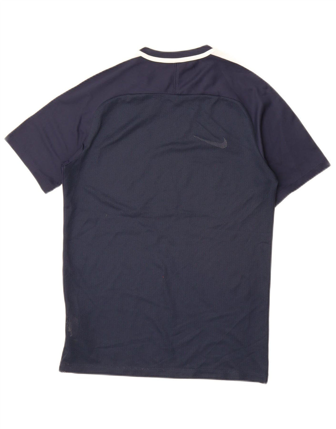 Nike herre Dri Fit T-shirt top lille marineblå polyester