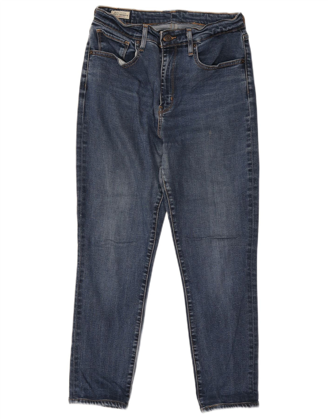 Levi's Kvinders højtaljede cropped jeans W28 L25 Blå