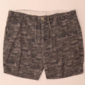 Zara Herre Chino Shorts XL W36 Grå Camouflage