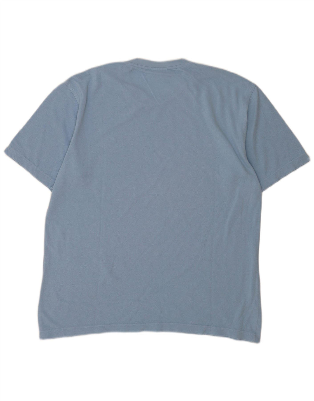 Lacoste Herre T-Shirt Top Størrelse 4 Medium Blå Bomuld