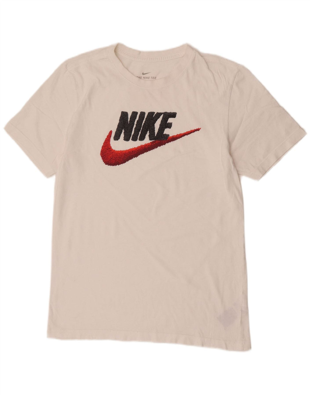 Nike grafisk t-shirt top til mænd, lille hvid bomuld