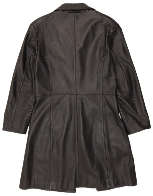 TCM Womens Leather Coat UK 16 Large Black Lambskin