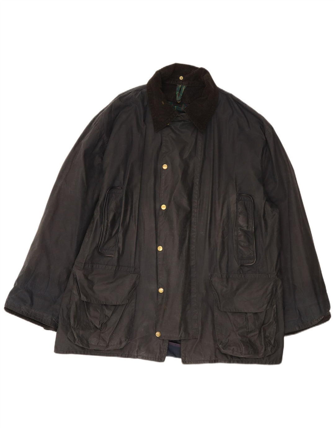 Fermoy Herre vokset bomuldsjakke UK 42 XL Navy Blue