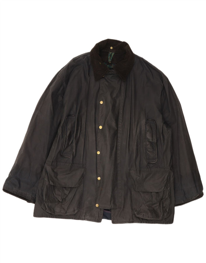 Fermoy Herre vokset bomuldsjakke UK 42 XL Navy Blue