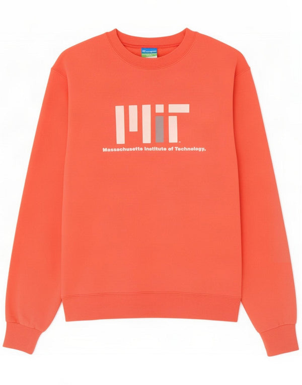 Champion Herre Grafisk Sweatshirt Jumper Small Orange