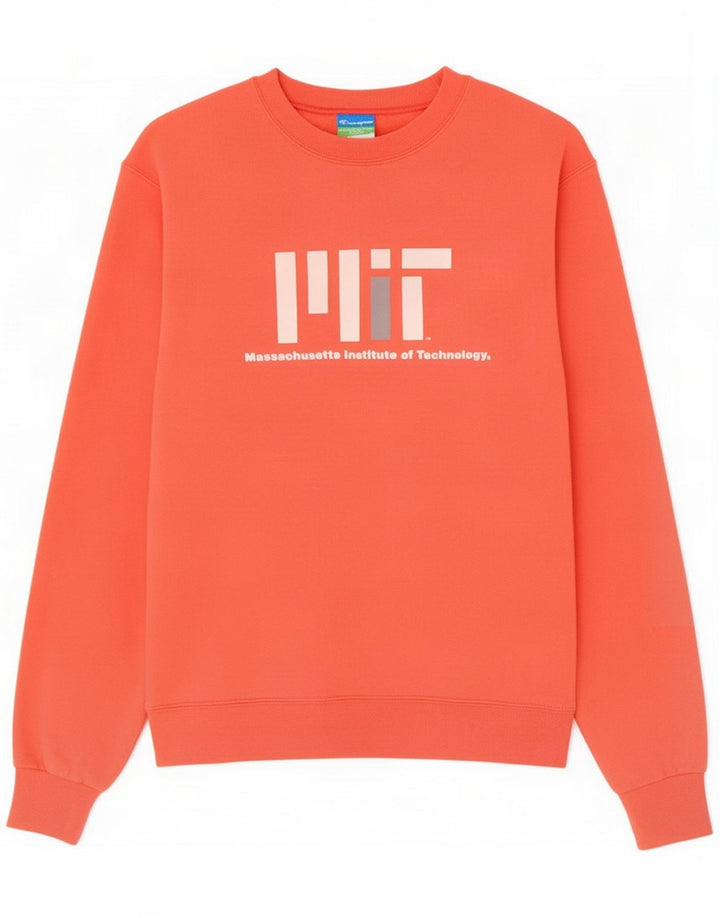 Champion Herre Grafisk Sweatshirt Jumper Small Orange