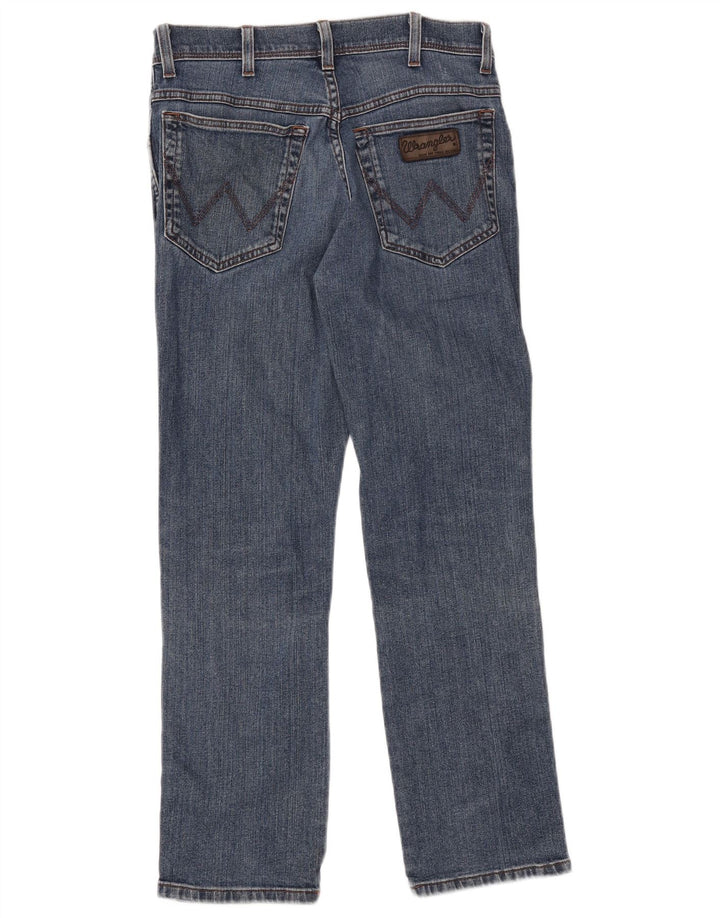 Wrangler Herre Texas Straight Jeans W32 L30 Blå Bomuld
