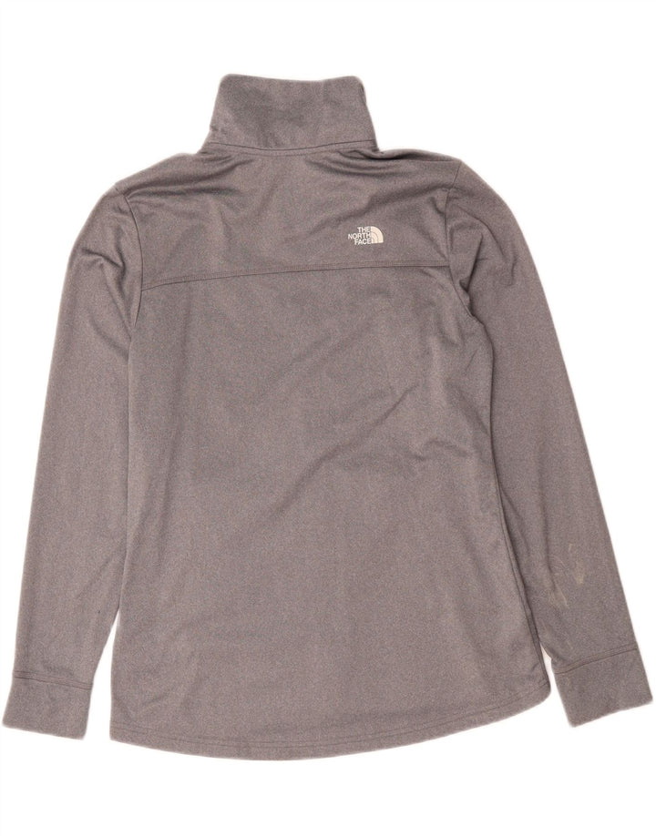 THE NORTH FACE Womens Tracksuit Top Jacket UK 16 Large Grey Polyester
