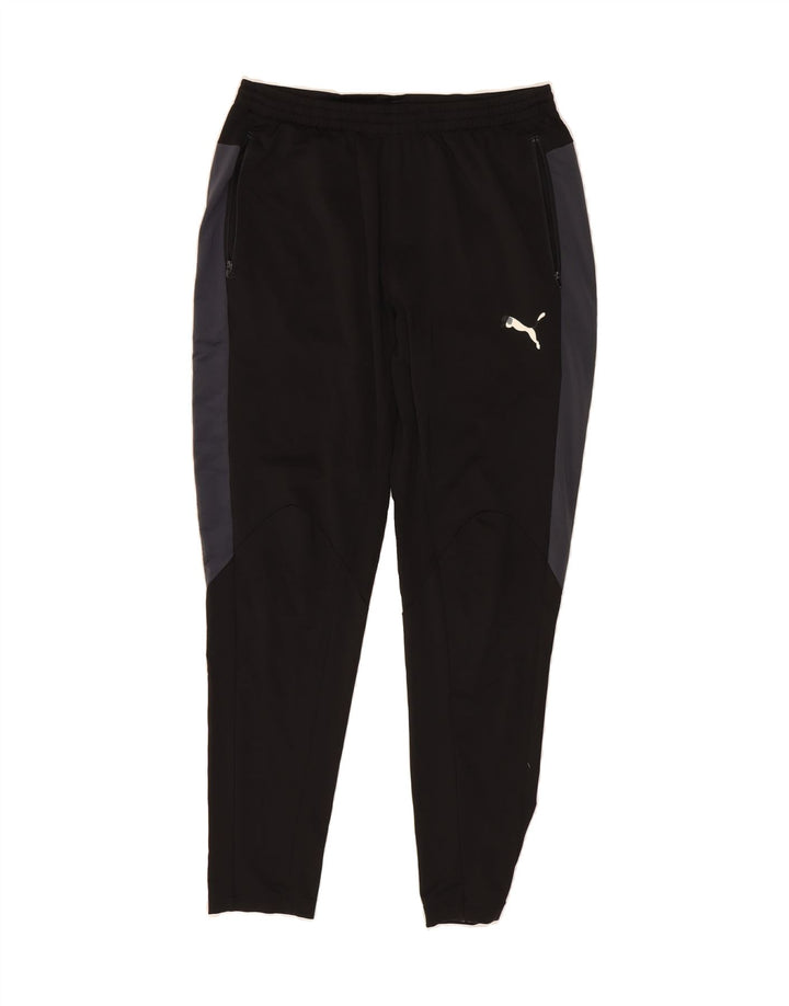 PUMA Mens Tracksuit Trousers Large  Black Colourblock Polyester Sports Vintage Puma and Second-Hand Puma from Messina Hembry 