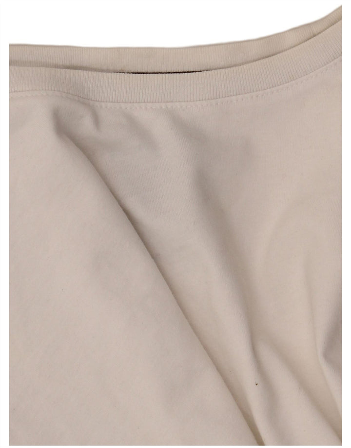 Crew Clothing Herre T-Shirt Top XL Hvid Bomuld