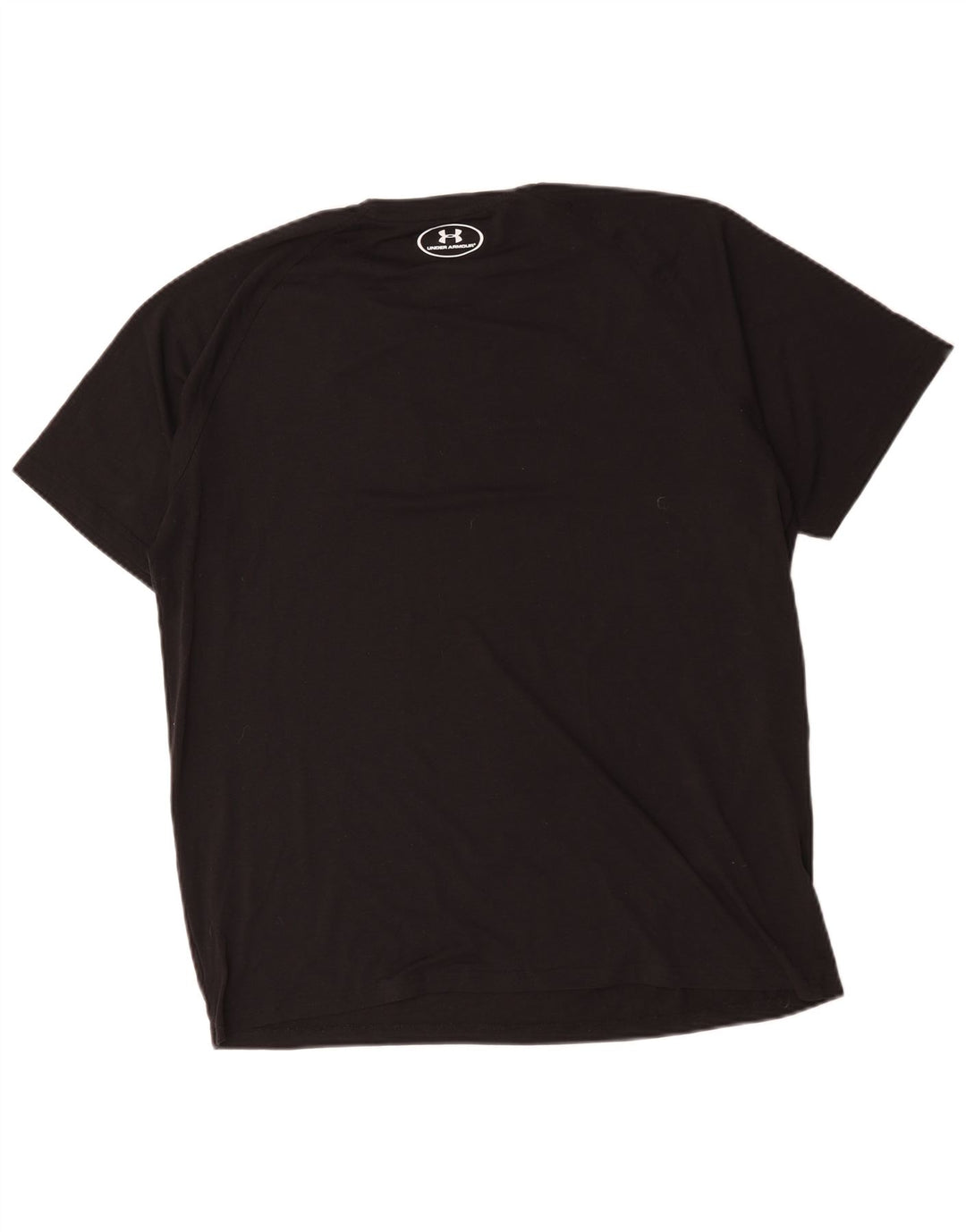Under Armour Herre Heat Gear Grafisk T-Shirt Top Stor Sort Polyester