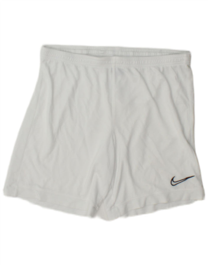 Nike Herre Dri Fit Sportshorts Medium White Polyester