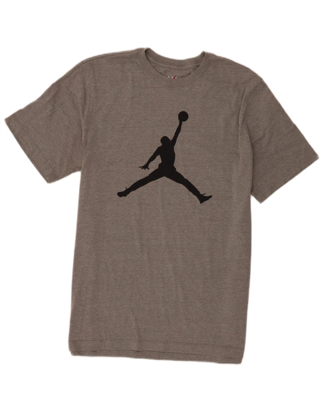Jordan Herre Grafisk T-Shirt Top Stor Grå Bomuld