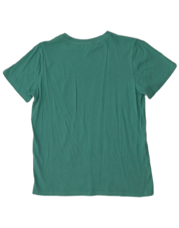 Fat Face Boys Grafisk T-Shirt Top 12-13 År Grøn Bomuld
