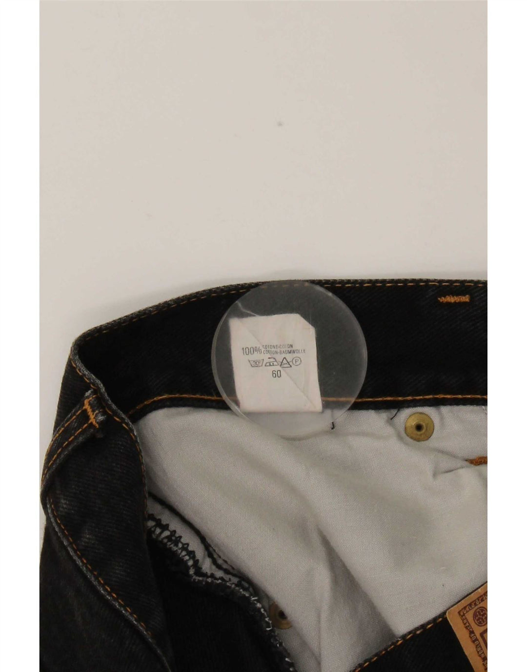 Casucci Herre Straight Jeans IT 48 Medium W30 L27 Sort Bomuld