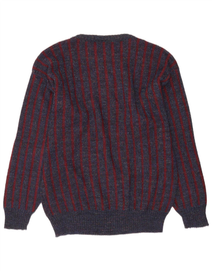 Angelo Litrico Herre sweater med rund hals EU 48/50 Medium Blå Geometrisk