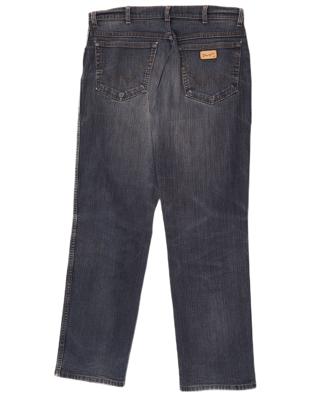 Wrangler Herre Texas Stretch Straight Jeans W34 L32 Blå Bomuld