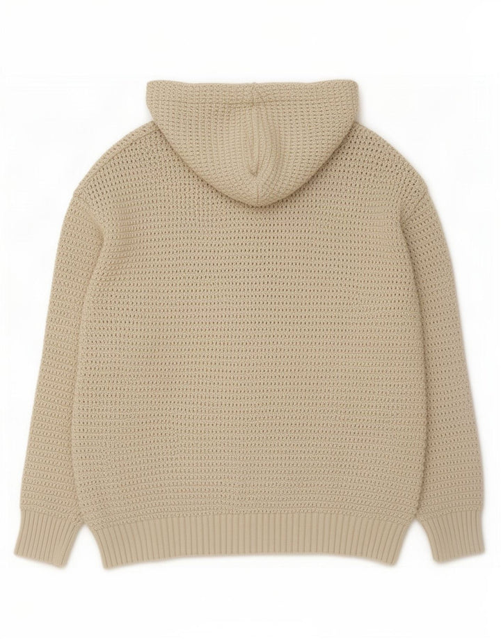 Zara Herre Hættetrøje Sweater Large Beige