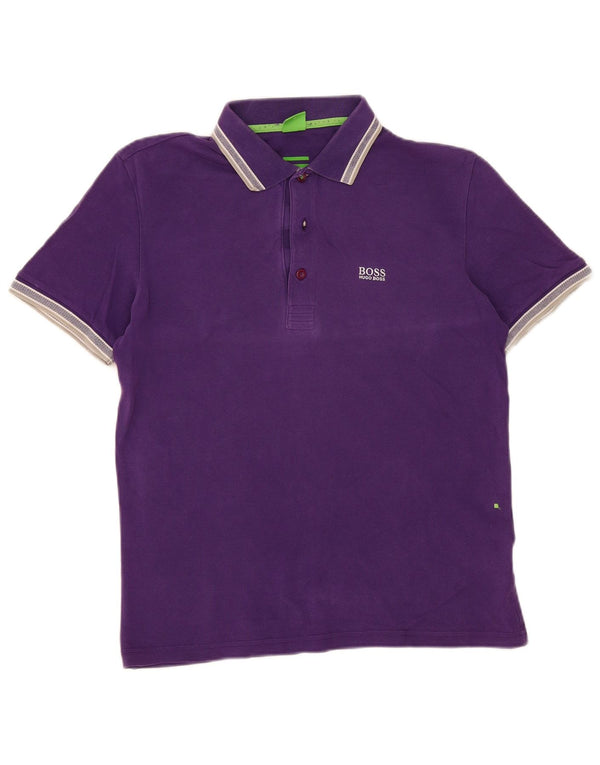 Hugo Boss Polo Shirt til mænd Medium Lilla Bomuld