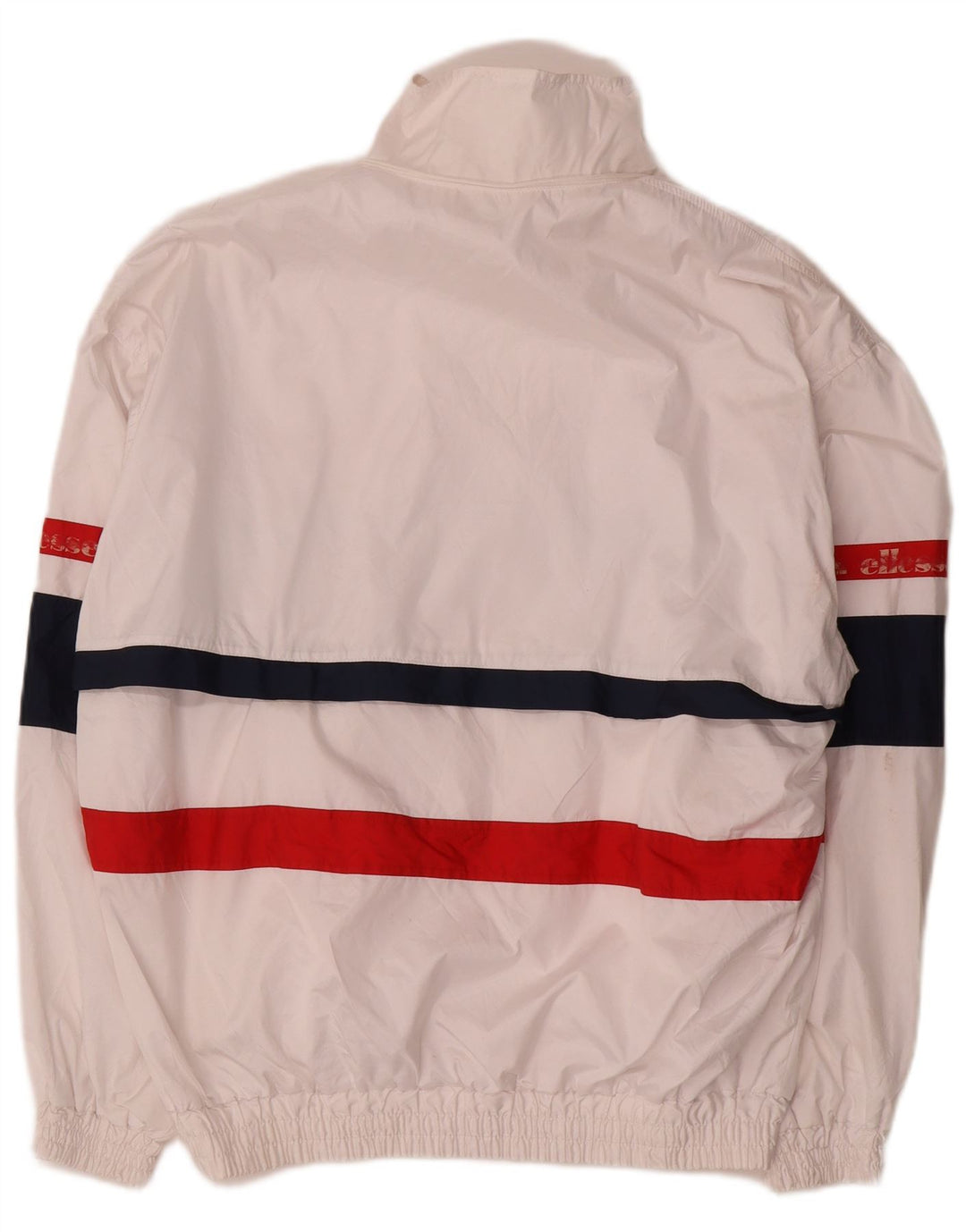 Ellesse Herre Grafisk Træningsdragt Top Jakke Stor Hvid Colourblock