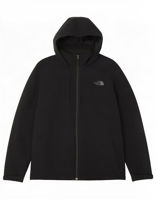 The North Face Herre Hooded Windbreaker Jacket UK 40 Large Black Polyester