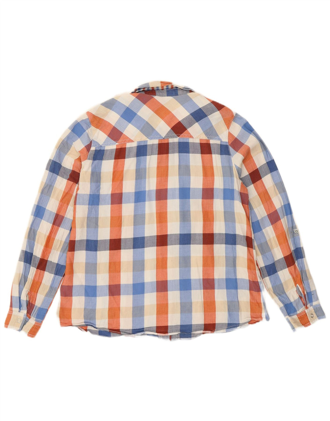 Marks & Spencer Dame Flanellskjorte UK 12 Medium Flerfarvet Ternet