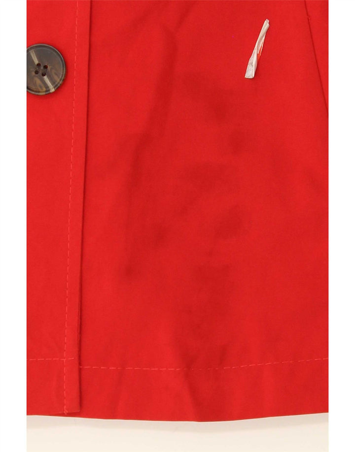 Marks & Spencer Womens Short Trench Coat UK 22 3XL Rød Polyester