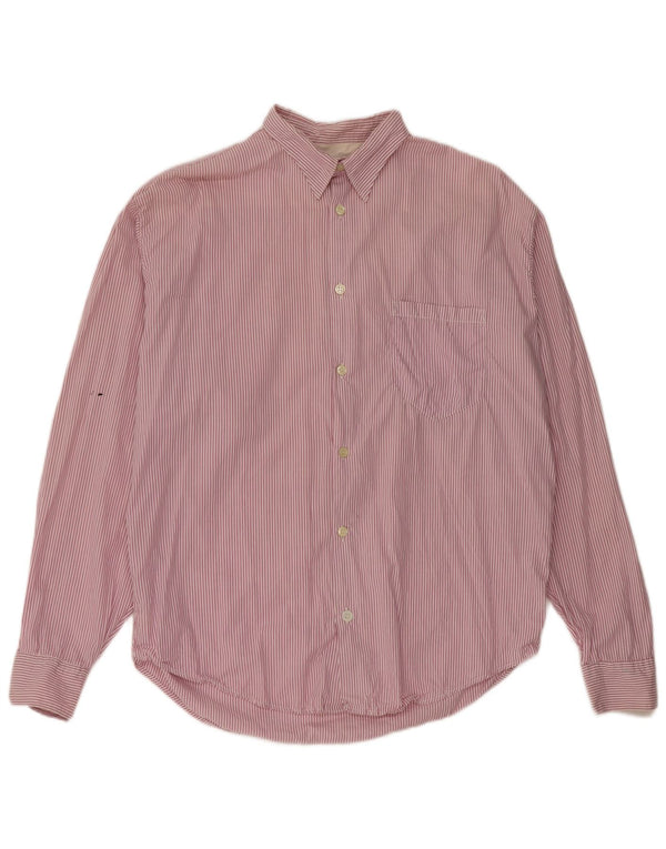 POP 84 herreskjorte XL Lilla nålestribet bomuld