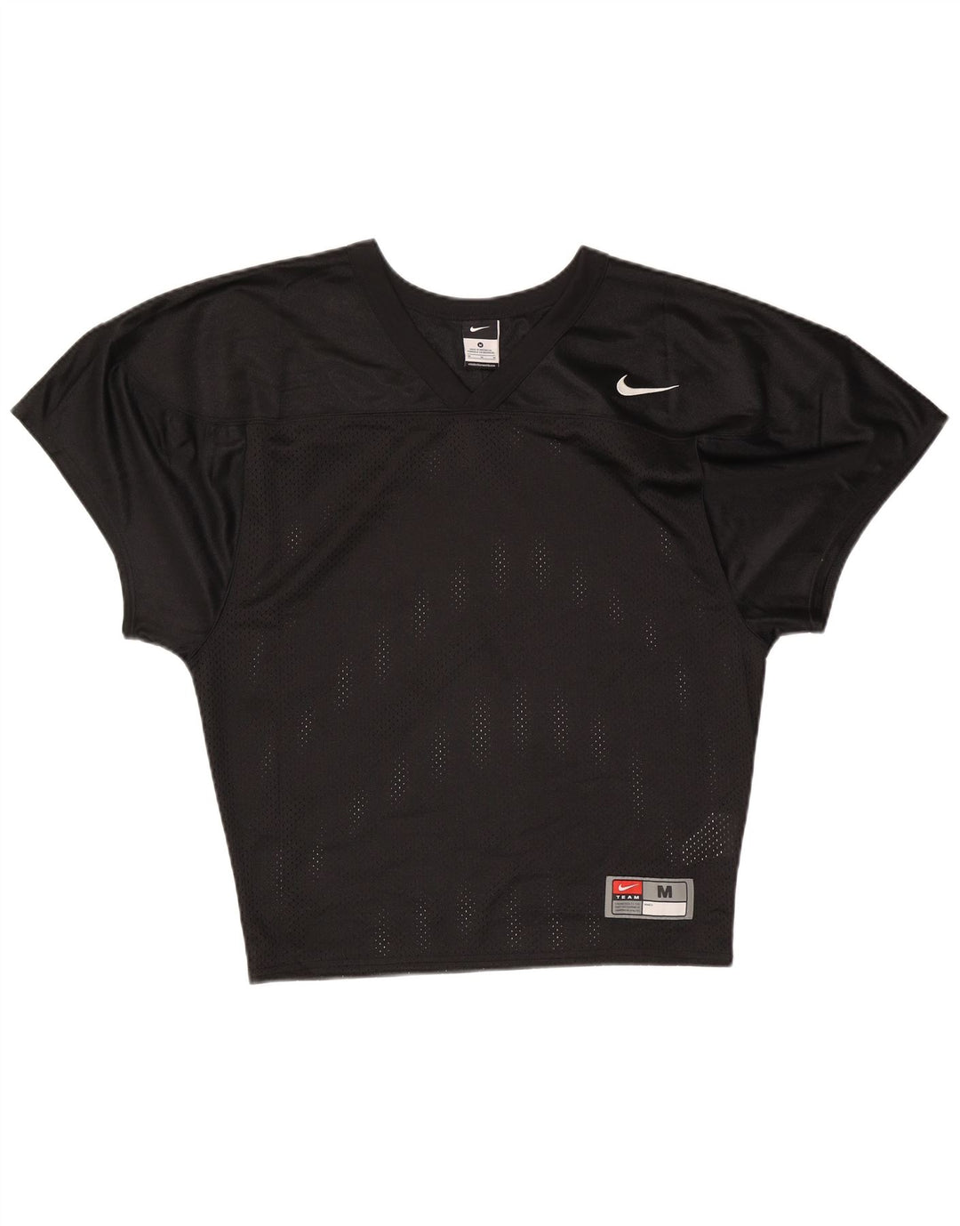 NIKE T-shirt top UK 14 Medium Sort polyester
