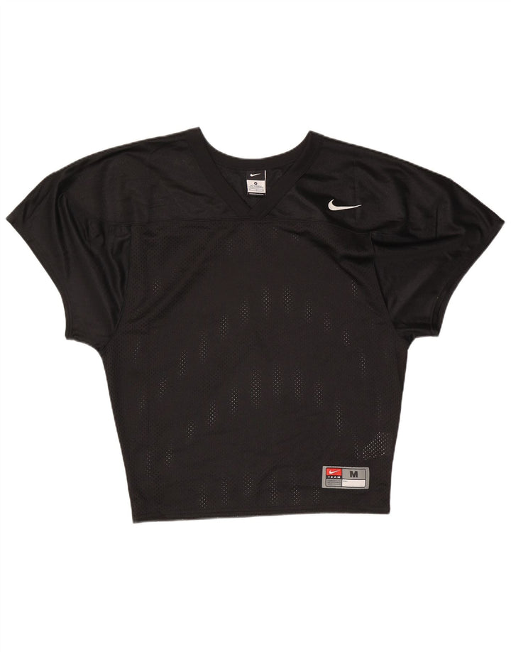 NIKE T-shirt top UK 14 Medium Sort polyester