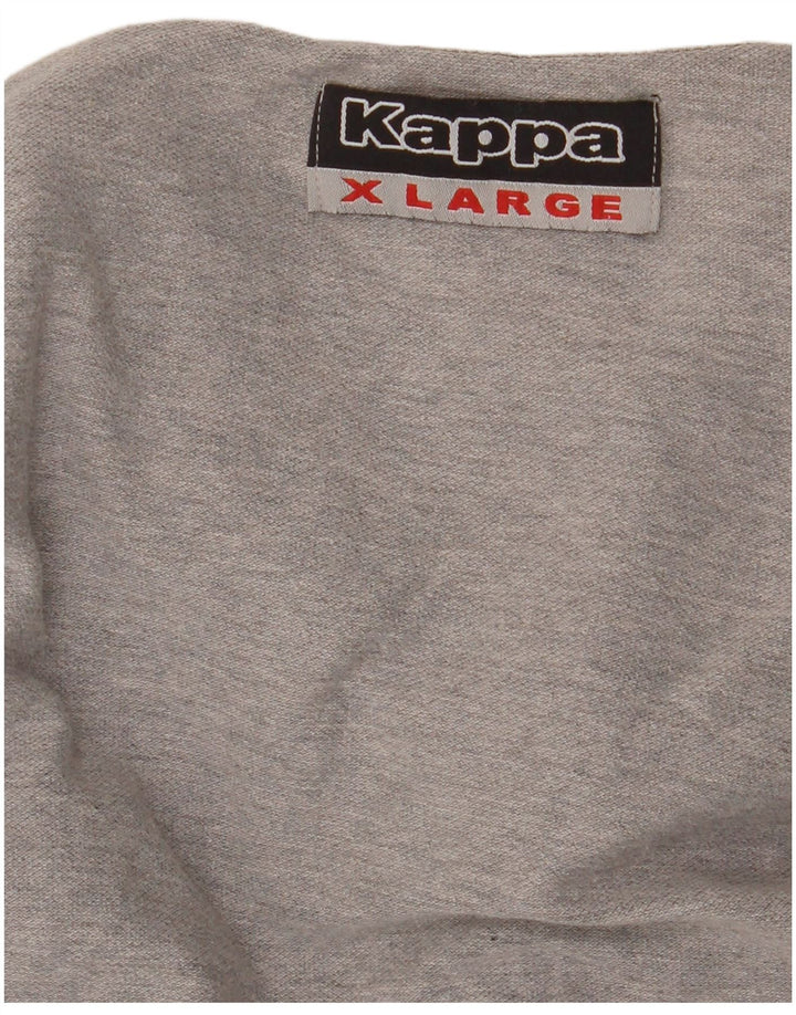 Kappa herre poloshirt XL Grå