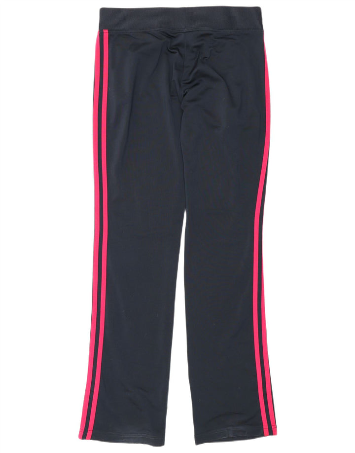 Adidas Dame træningsdragt Bukser UK 10 Small Navy Blue Polyester