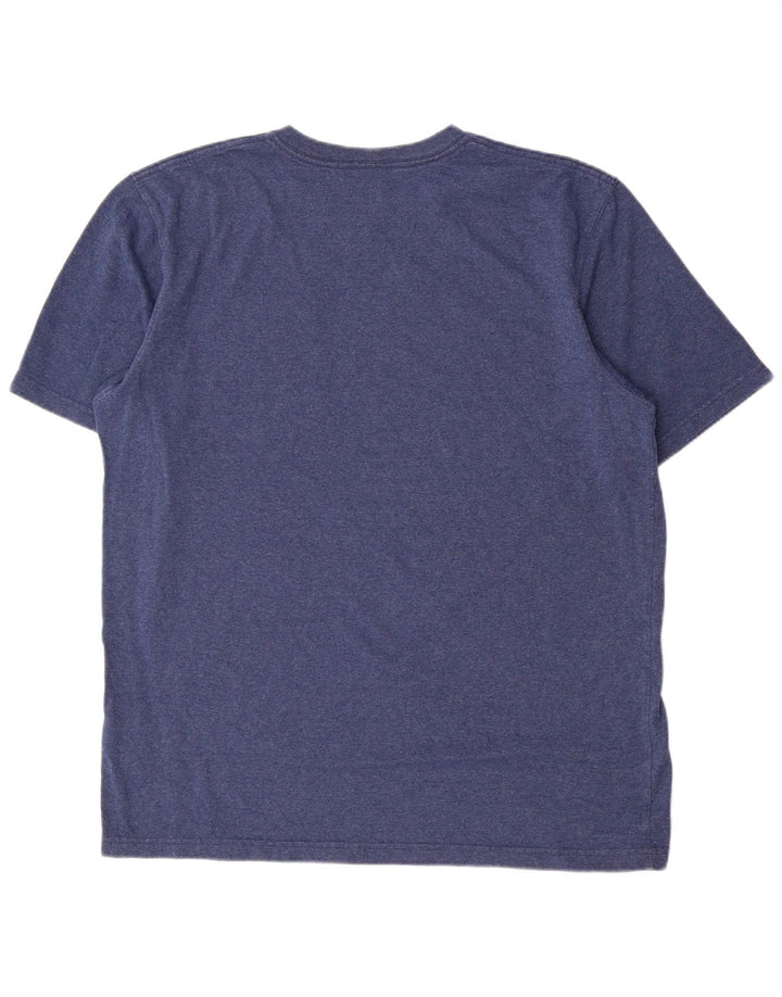 Carhartt Herre T-Shirt Top Stor Marineblå Bomuld