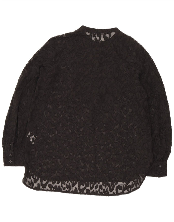 French Connection Dame Se Through Tunika Top UK 12 Medium Sort