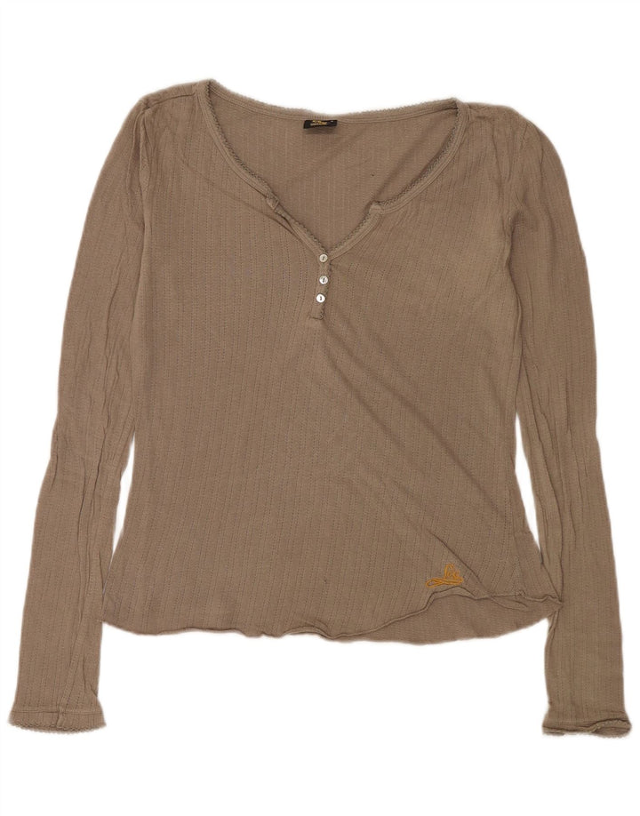 Lee Dametop Langærmet UK 14 Stor Beige