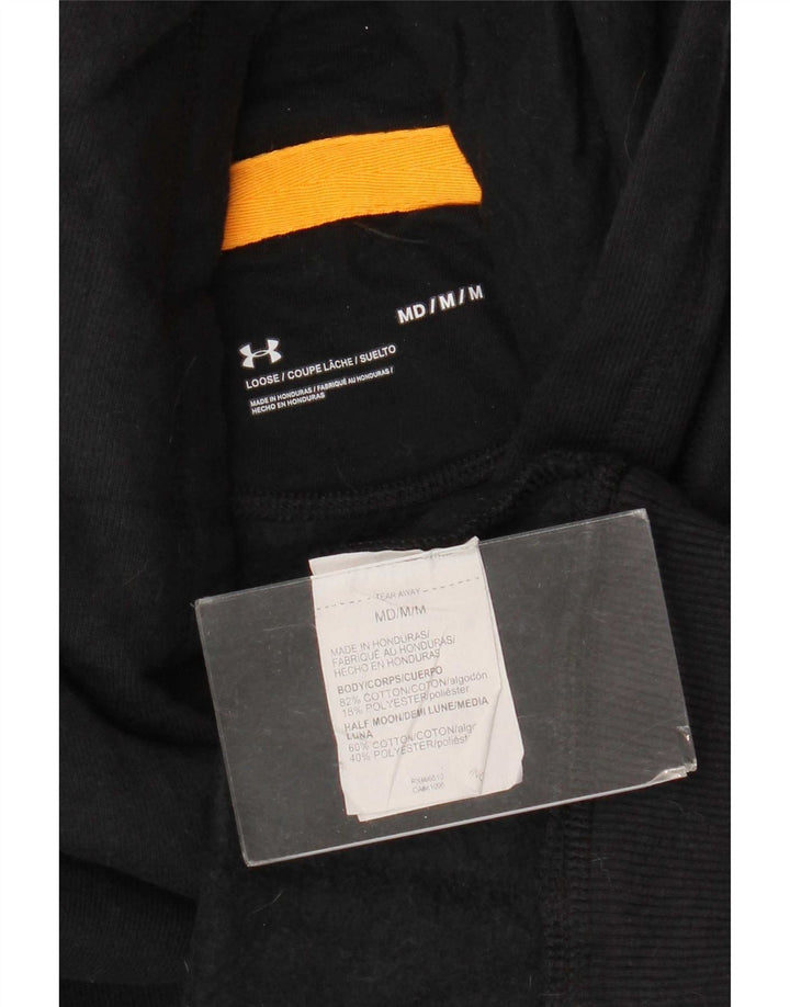 Under Armour Herre grafisk hættetrøje Jumper Medium Sort Bomuld