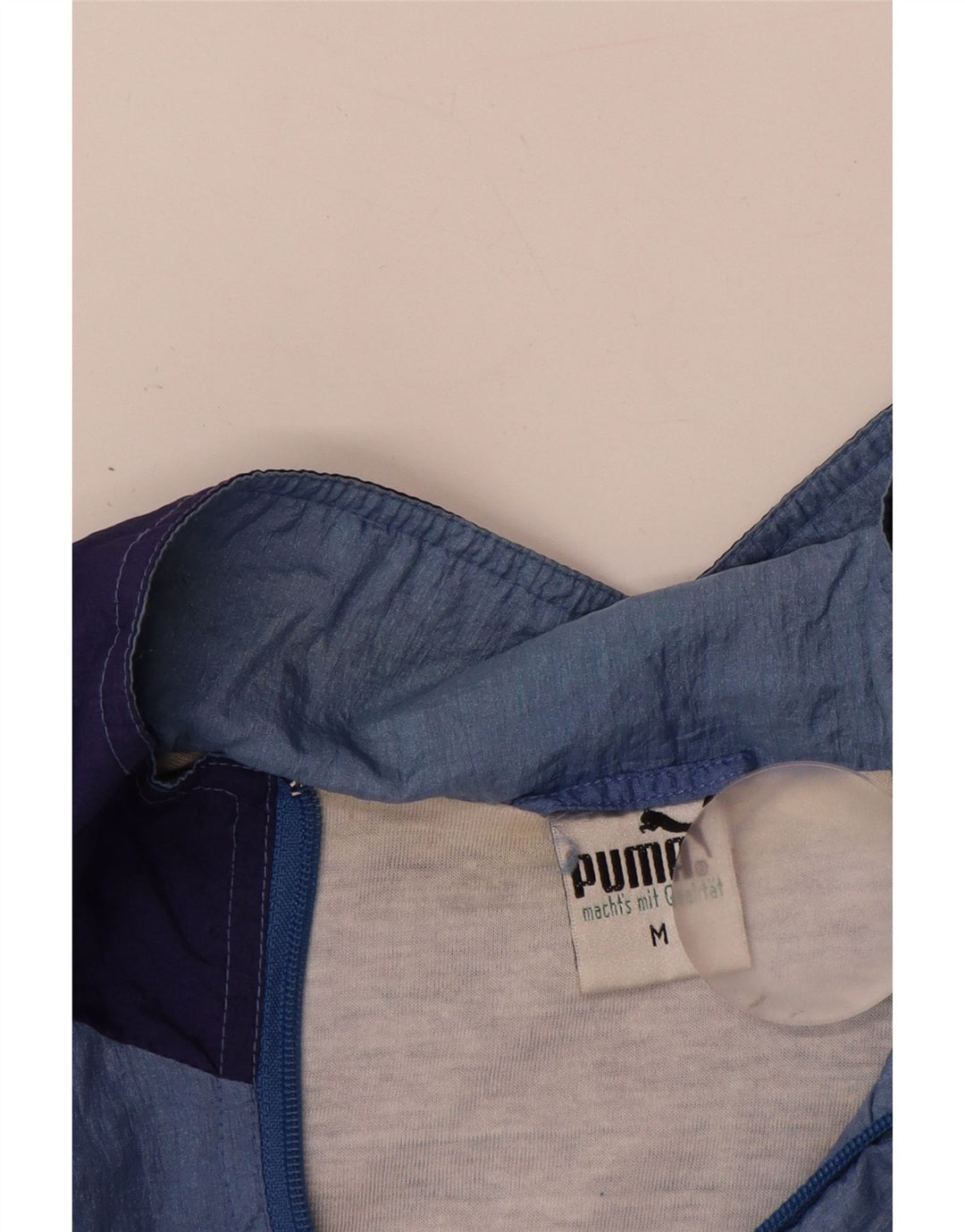 PUMA Træningsdragt til mænd Topjakke Medium Blue Colourblock Polyamid