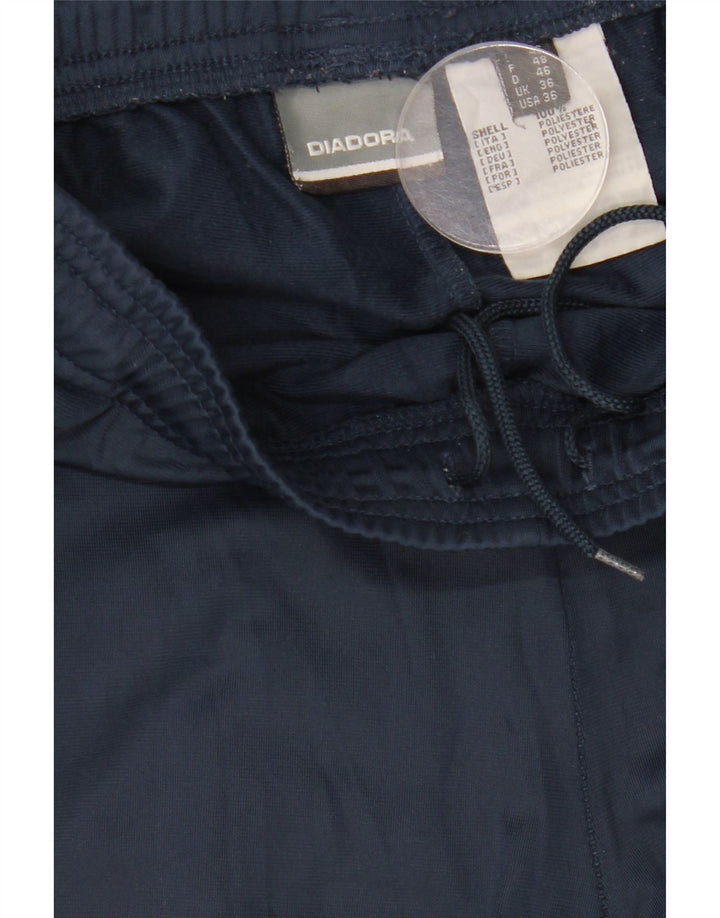 DIADORA Træningsdragt bukser til mænd UK 36 Small Navy Blue Polyester