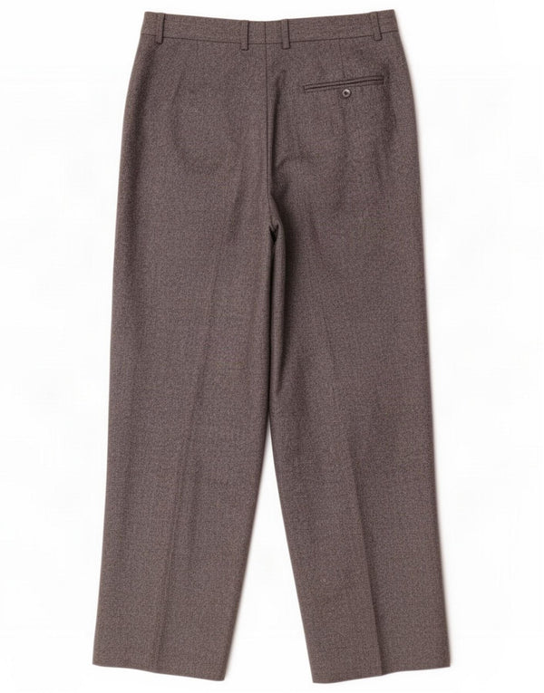 Vintage Herre Pegged Suit Bukser IT 50 Large W30 L29 Grey Virgin Wool