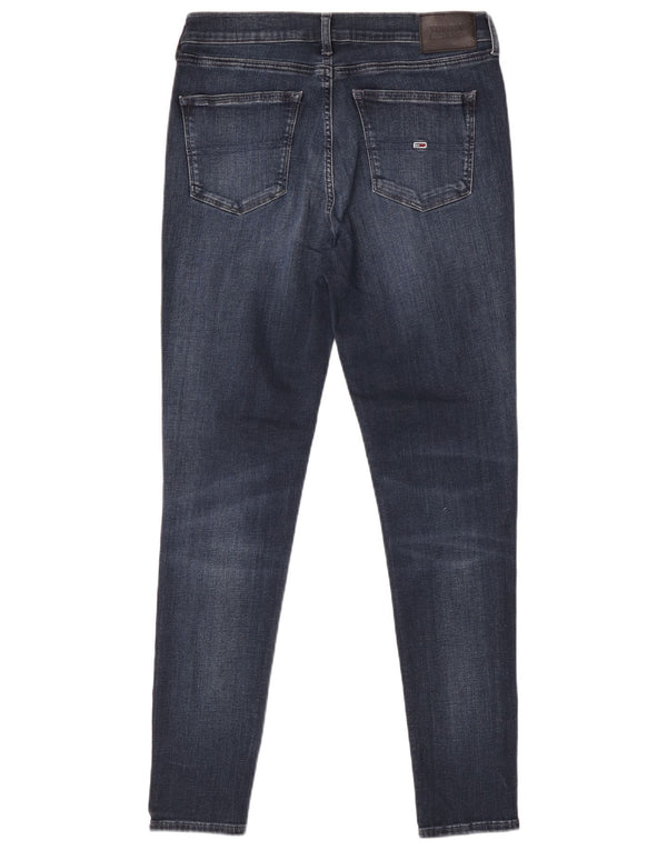 Tommy Hilfiger Dame Nora Mid Rise Skinny Jeans W30 L30 Blå Bomuld