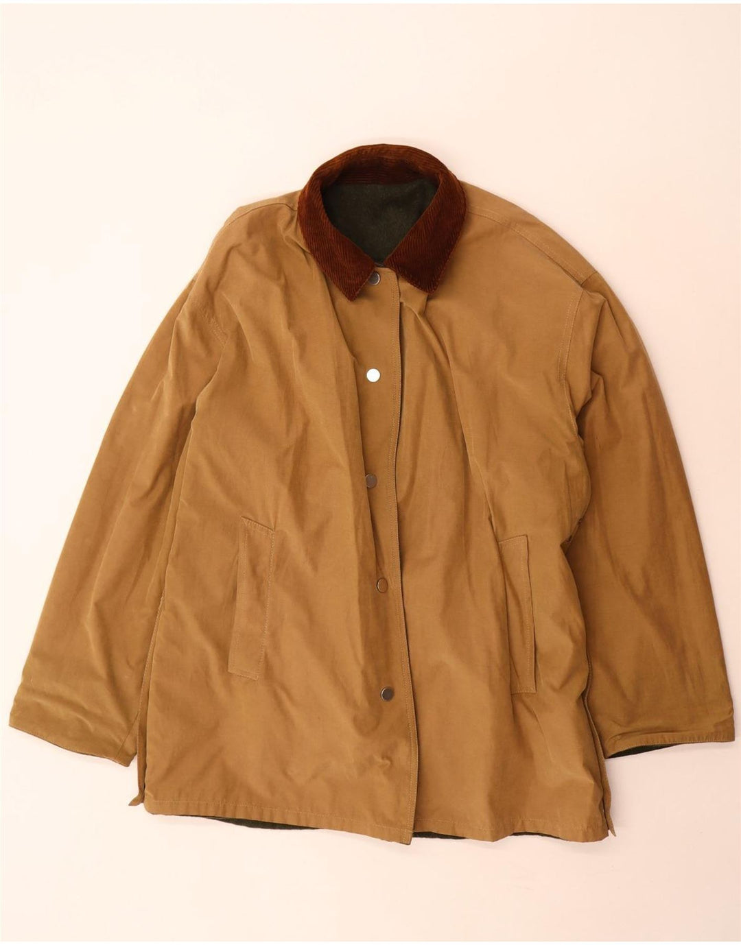 Aquascutum Herre Vendbar Overfrakke UK 42 XL Grøn