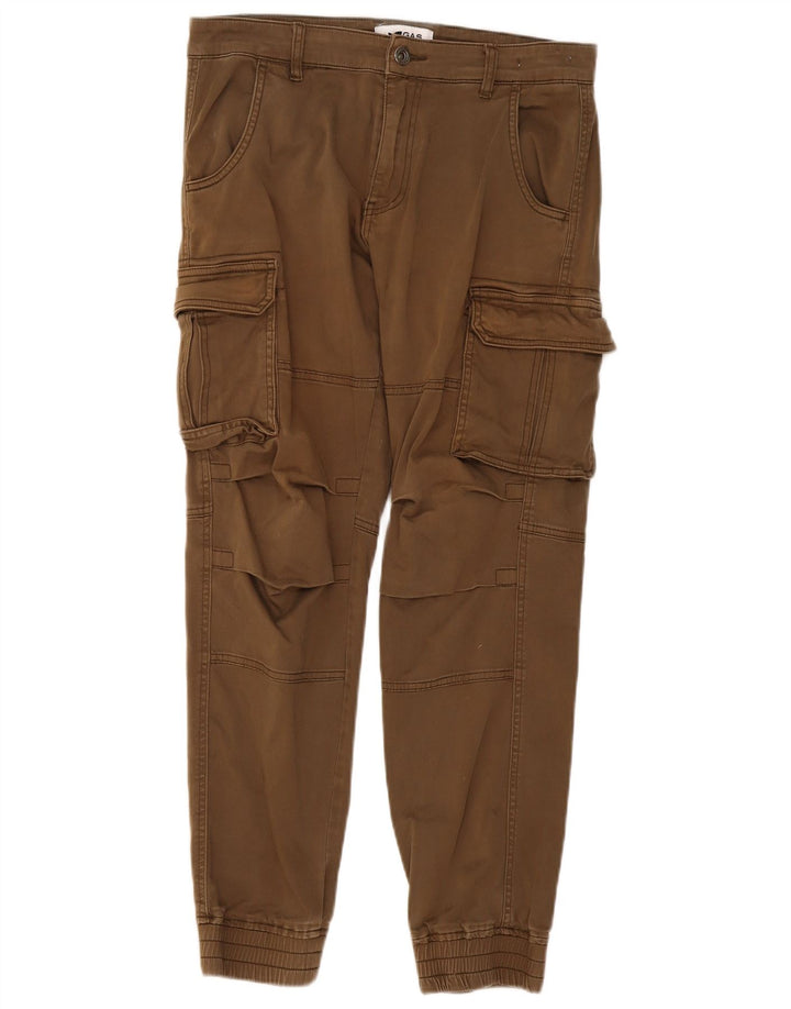 Gas Herre joggers Cargo Bukser Large W34 L29 Beige