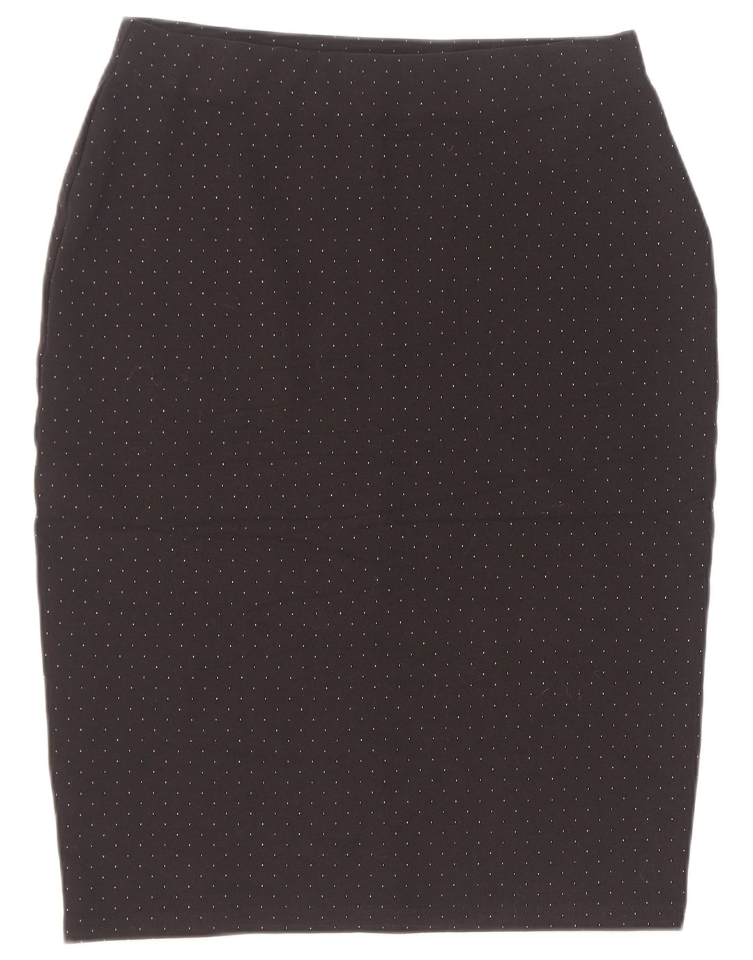 Marks & Spencer Pencil Nederdel til kvinder UK 12 Medium W30 Sort plettet viskose