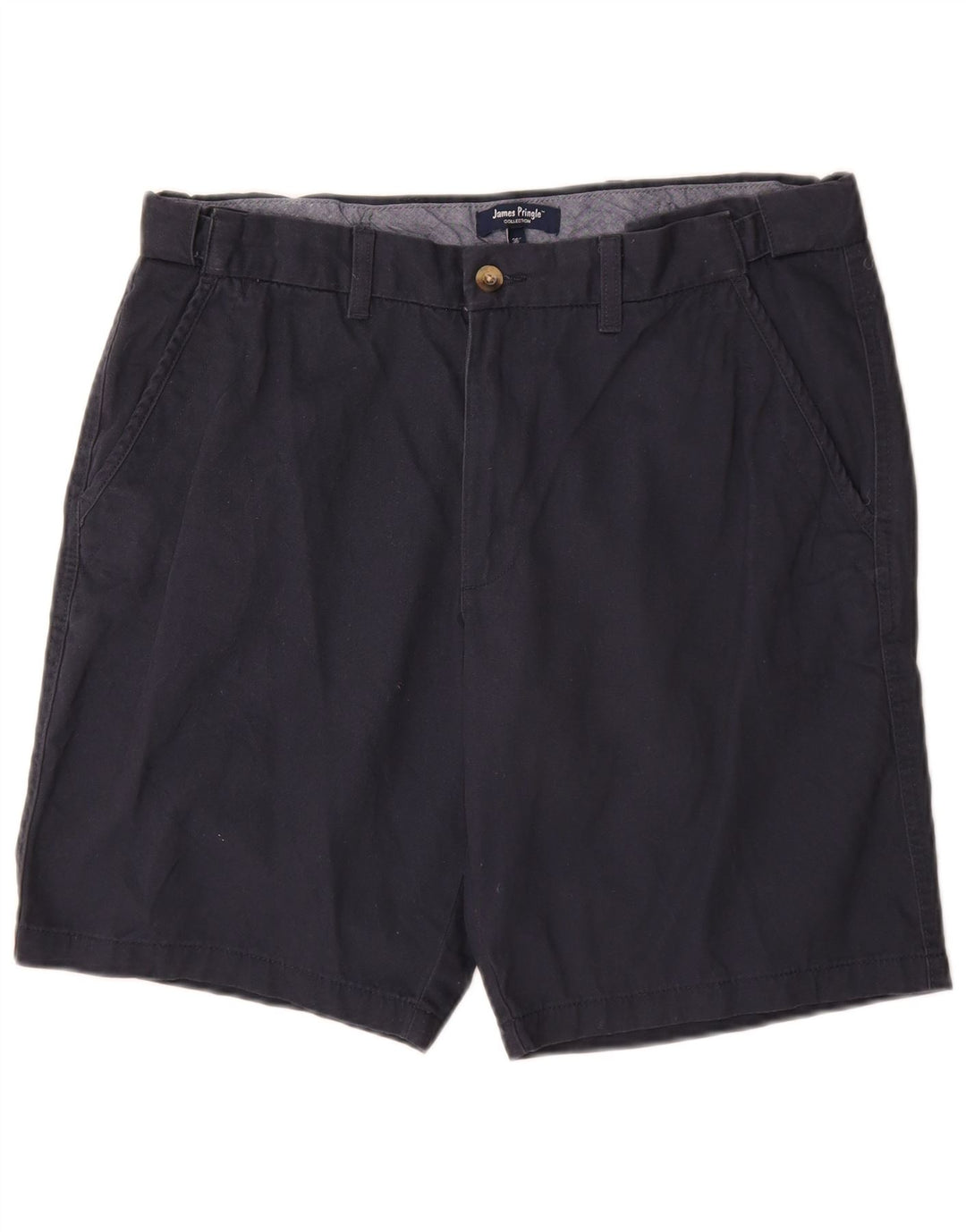 James Pringle Herre Chino Shorts W36 Large Navy Blue Bomuld Classic