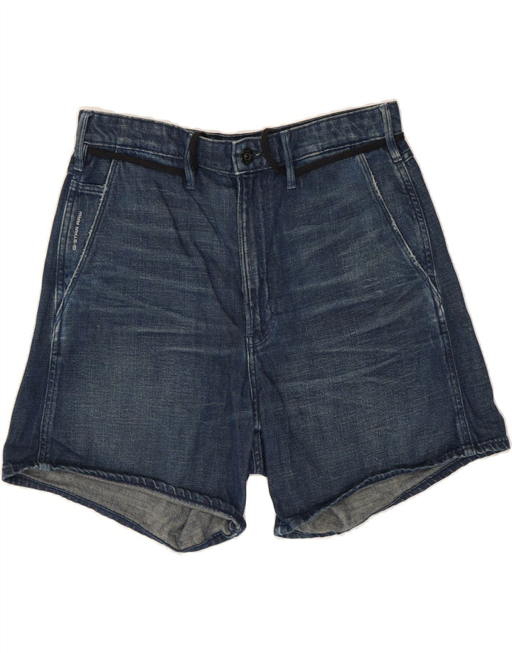 G-STAR Womens Denim Shorts W28 Medium Navy Blue Cotton Vintage G-Star and Second-Hand G-Star from Messina Hembry 
