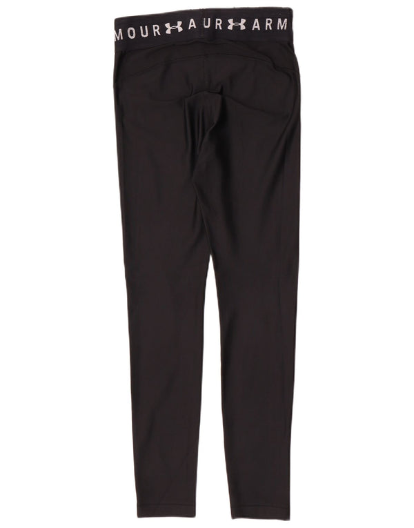 Under Armour Womens Heat Gear Grafiske Leggings UK 12 Medium Black