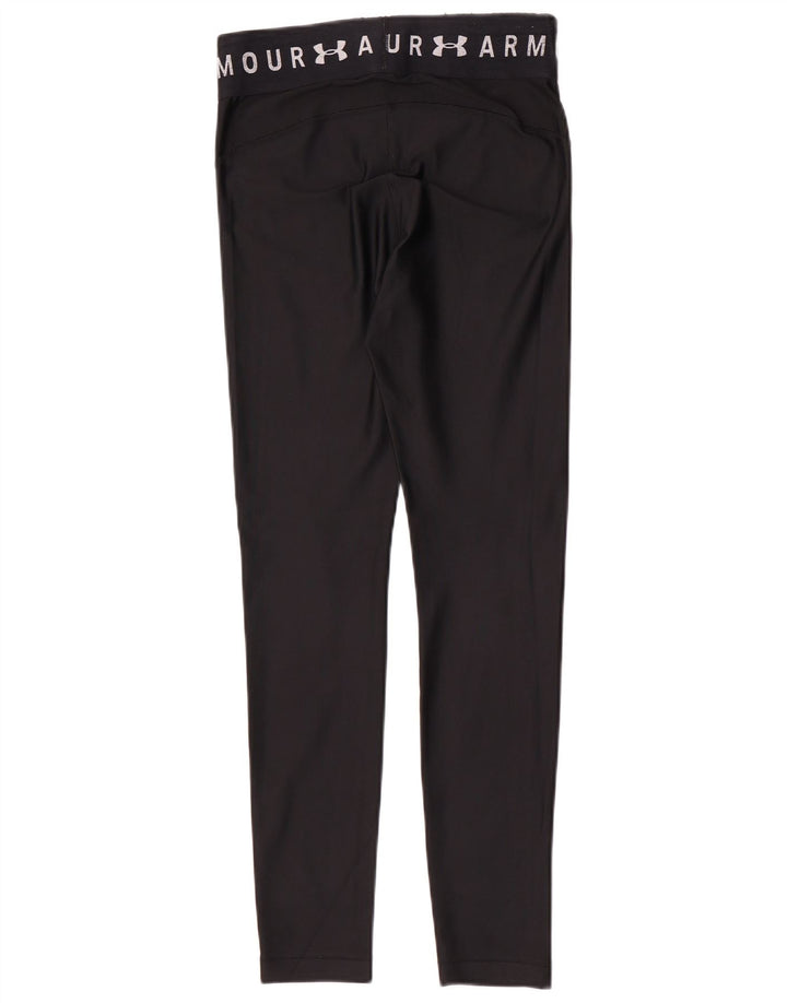 Under Armour Womens Heat Gear Grafiske Leggings UK 12 Medium Black